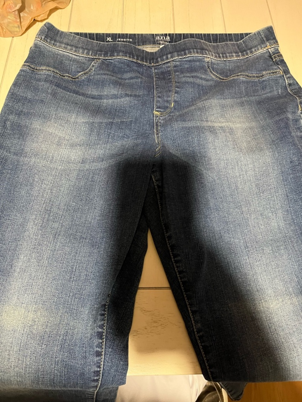 a.n.a Blue Stretch Denim Jeggings